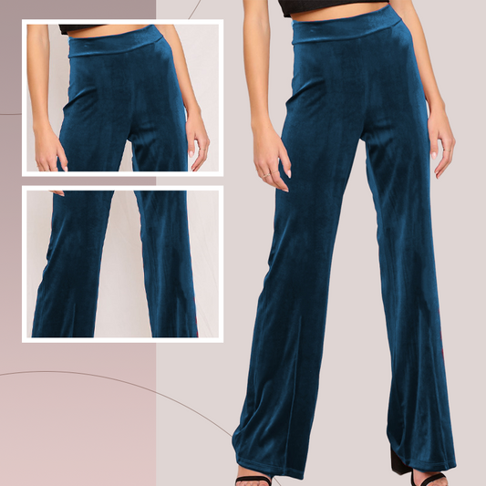 Damskie aksamitne spodnie do jogi z elastyczną talią👖