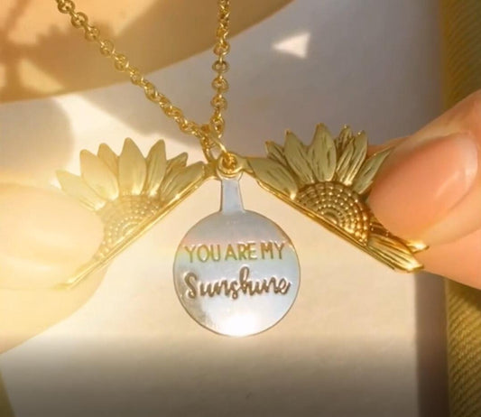 Naszyjnik Girasol "You Are My Sunshine" z etui do przechowywania🌻