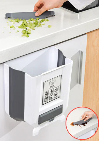 Składany kosz na śmieci do szafek kuchennych