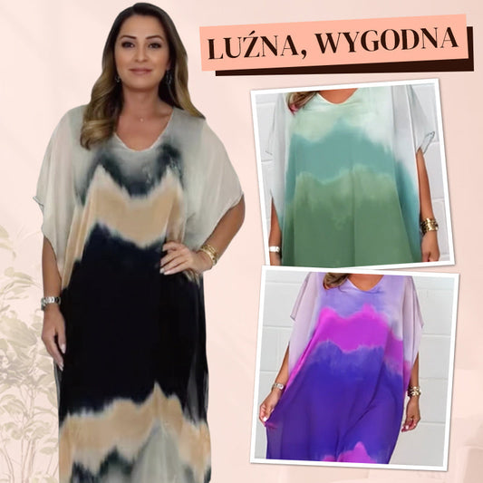 ✨【S-4XL】Wygodna i elegancka sukienka szyfonowa