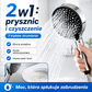 🚿 Regulowana głowica prysznicowa wysokociśnieniowa z efektem deszczu – luksusowa kąpiel w Twoim domu! ☁️💧✨