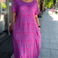 👗【M-3XL】2025 Modna sukienka z nadrukiem plus size