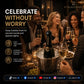 🍾 ✨ Korek do wina i szampana – Zakręcana blokada, utrzymuje bąbelki świeże przez wiele dni🥂