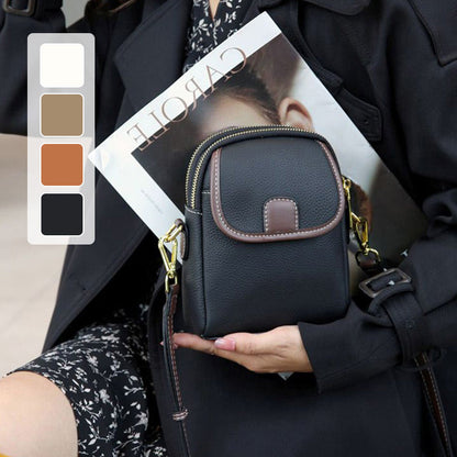 💖Damska torba crossbody z podwójnym zamkiem błyskawicznym