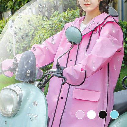 ✨Kup 2 i odbierz 50 PLN zniżki✨ Kurtka przeciwdeszczowa wielokrotnego użytku z maską (model dla dorosłych)