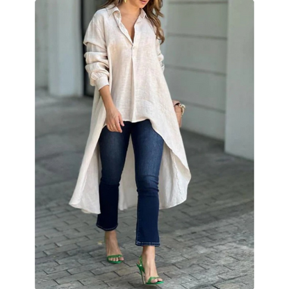 🌷GORĄCA WYPRZEDAŻ💞Women's Elegant Long Lapel Shirt