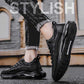 Męskie sneakersy z poduszką powietrzną z nadrukiem krokodyla