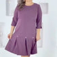 Damska sukienka do pracy Plus Size A-Line