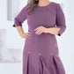 Damska sukienka do pracy Plus Size A-Line