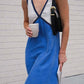 【🎊2025 Nowe produkty】👗V Neck Maxi Sleeveless Dress