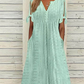 👗Elegancka damska sukienka z dekoltem w szpic
