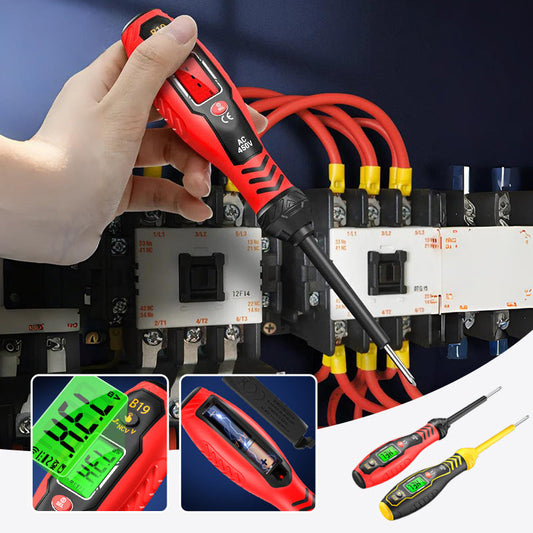 ✍️⚡ Inteligentny bezkontaktowy tester napięcia - najlepsze narzędzie dla elektryków💡