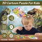 🎁 Edukacyjne puzzle 3D z kreskówek | Dla dzieci, rozwijające, jasne 🧩✨