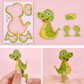 🎁 Edukacyjne puzzle 3D z kreskówek | Dla dzieci, rozwijające, jasne 🧩✨