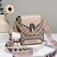 Damska modna skórzana torba crossbody