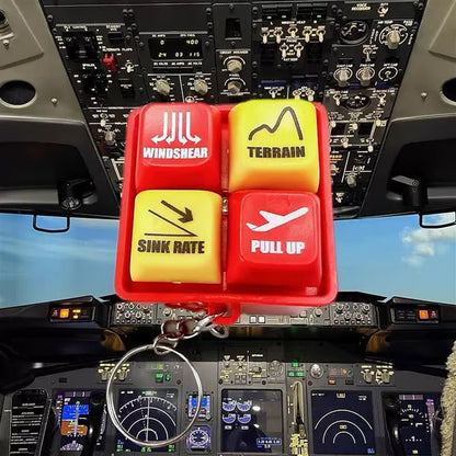 🚨📢Symulator dźwięku ostrzegawczego Airbus z brelokiem do kluczy