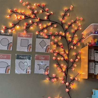 Kwiatowe lampki nastrojowe