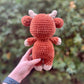 🎄🔥Wzór amigurumi szkockiej krowy wykonanej na szydełku🐮 – zestaw DIY i gotowa pluszowa zabawka