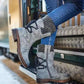 👢Eleganckie damskie botki do połowy łydki z wygodnym dzianinowym wykończeniem