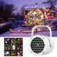 🎄Świąteczna lampa projektora z 16 wzorami i USB – łatwa w użyciu i robiąca wrażenie