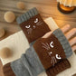 😻 Rękawiczki bez palców z haftowanym kotem🧤🧶