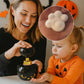 Halloweenowy dozownik mydła w pianie w kształcie uroczej kociej łapki