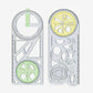 Wielofunkcyjna linijka geometryczna