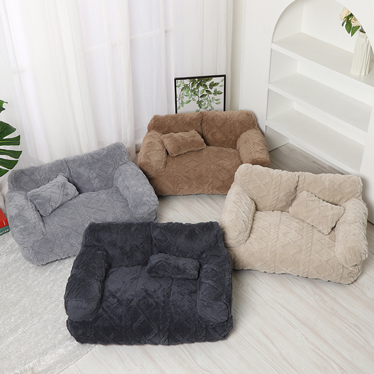 Przytulna, pluszowa kanapa dla zwierząt domowych 🐾🛋️🐶🐱