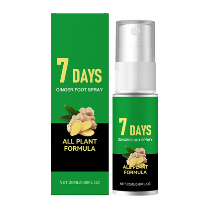 7-dniowy złuszczający spray do stóp z imbirem 🦶🌿🧴✨