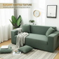 🛋️✨ Dzianinowy żakardowy, elastyczny pokrowiec na sofę