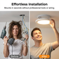 🔥🔋 Ładowalna lampa sufitowa LED z czujnikiem ruchu 💡✨