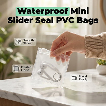 🏷️💥 Torba z PVC z mini suwakiem | Wodoodporna i odporna na wilgoć – płatność przy odbiorze 🔥✅