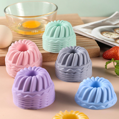 🧁Silikonowe foremki do pieczenia w kształcie pączków