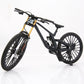 🚲 Miniaturowy model roweru górskiego wykonany ze stopu metali – zabawka dla dzieci