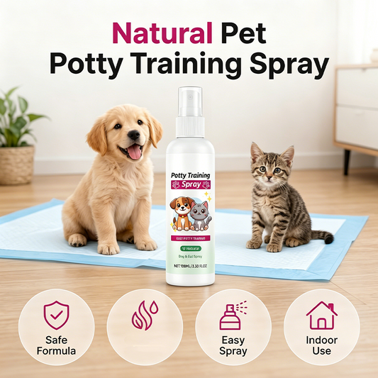 🐶🐱 Spray do nauki czystości dla psów i kotów – wspomaga naukę czystości ✨
