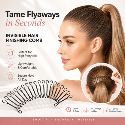 💇‍♀️✨ Elastyczny, niewidoczny grzebień do włosów – giętki, antypoślizgowy, zapewnia natychmiastowe i pewne utrwalenie! 🌟