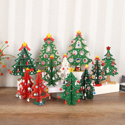 🎄 Zestaw drewnianych ozdób choinkowych do samodzielnego wykonania – zbuduj, udekoruj i baw się! ✨