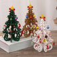 🎄 Zestaw drewnianych ozdób choinkowych do samodzielnego wykonania – zbuduj, udekoruj i baw się! ✨