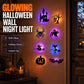 Naklejki ścienne na Halloween świecące w ciemności