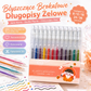 🖊️ Brokatowe długopisy żelowe z wysuwaną końcówką – idealne do dziennika i szkiców! ✨