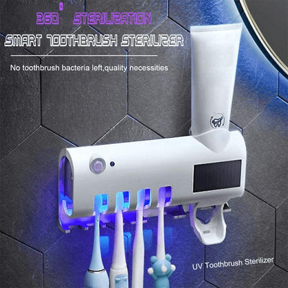 🦷 Sterylizator UV do Szczoteczek – Montowany na Ścianę, Zabija Bakterie, -50%! 🎁