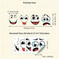 😂🎨 4 arkusze zabawnych naklejek ze smileyami: wodoodporne i uniwersalne ✨🛡️