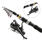 🎣 50% taniej 🧰 Kompletny zestaw wędkarski podróżny z torbą