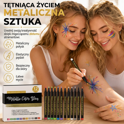 🌈  Pióro do wykonywania tymczasowych tatuaży na ciele