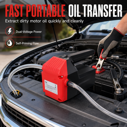 ⚡ OGRANICZONA OFERTA – 50% ZNIŻKI! ⛽ Ulepszona elektryczna pompa do przelewania oleju przekładniowego drugiej generacji – samozasysająca, przenośna, wydajna ✨