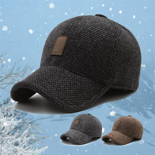 🎄Idealny prezent dla starszych na Boże Narodzenie!-Zimowa ciepła lekka czapka z daszkiem