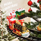 【🎅Świąteczna oferta przedsprzedaży】Świąteczny zestaw zabawek z elektrycznym pociągiem